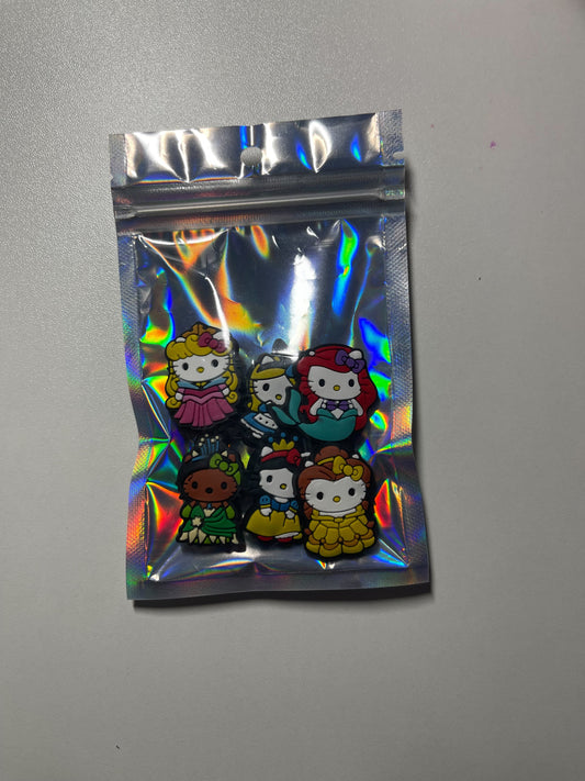 Princess Kitties Jibbitz (For Crocs)