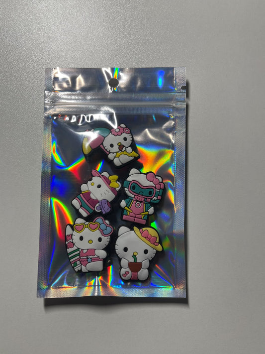 Summer Kitty Jibbitz (For Crocs)